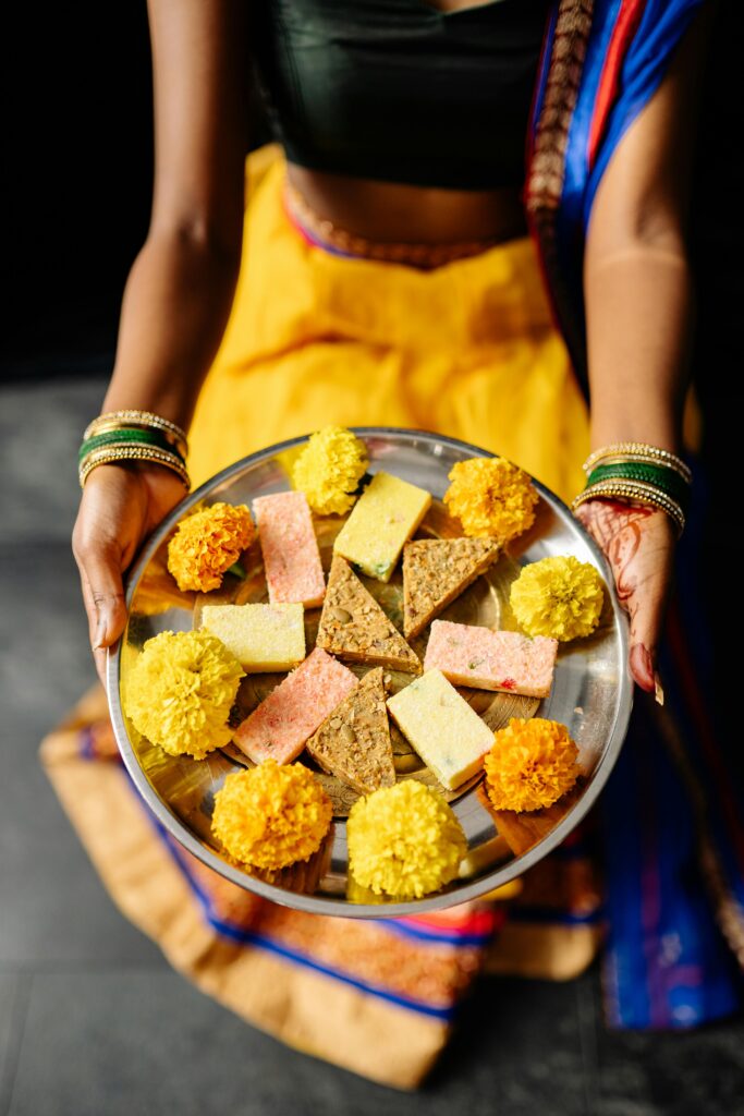 Healthy Baked Besan Ladoo with almond flour a delicious twist on traditional Indian sweets, perfect for guilt-free indulgence.