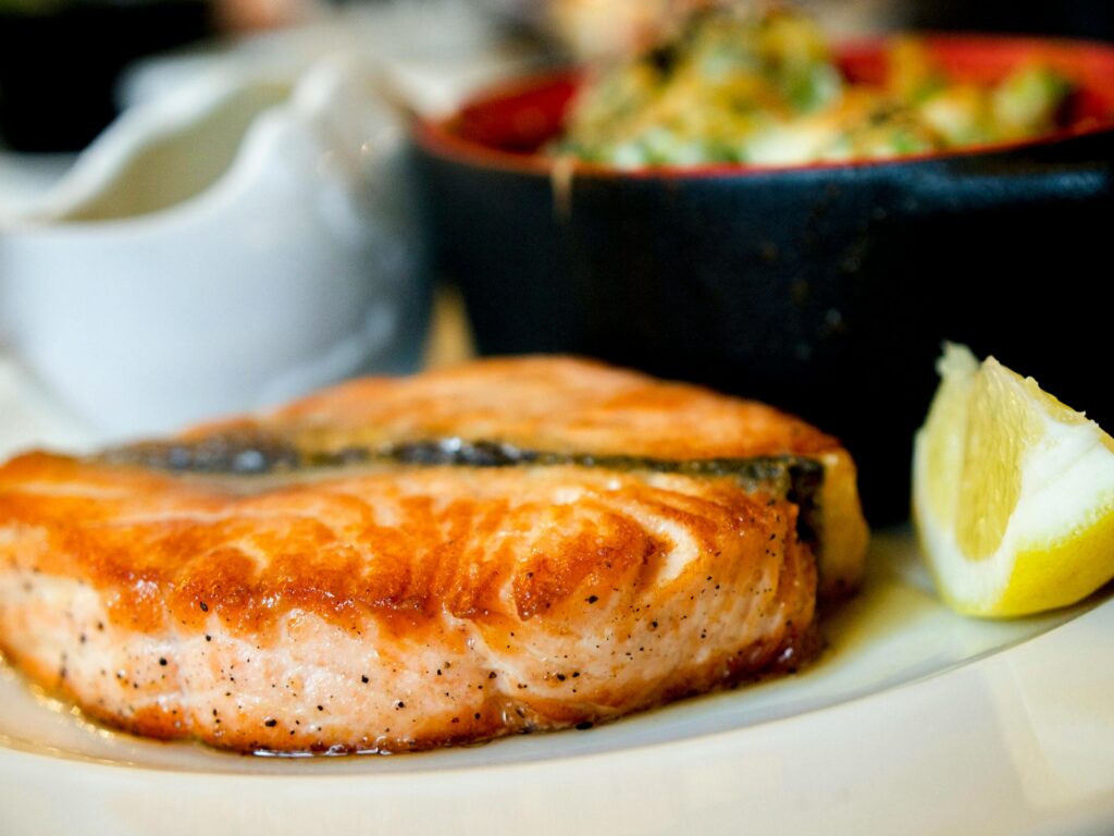 Baked salmon recipe 