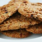 Peanut Butter Cookies served on white plate