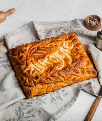 Chicken And Mushroom Pie on the Table