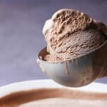 Vegan chocolate ice cream.