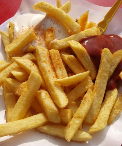 French Fries served with red sauce