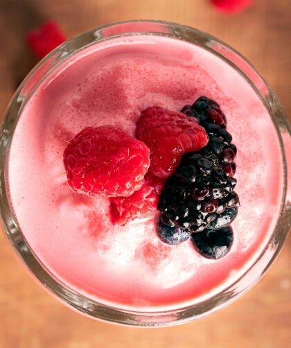 Berry Smoothie in a glass