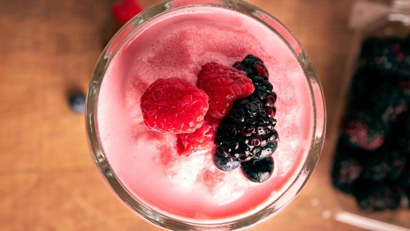 Berry Smoothie in a glass