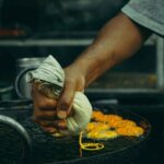 Person is making jalebi