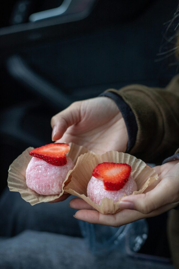 Keto strawberry muffins