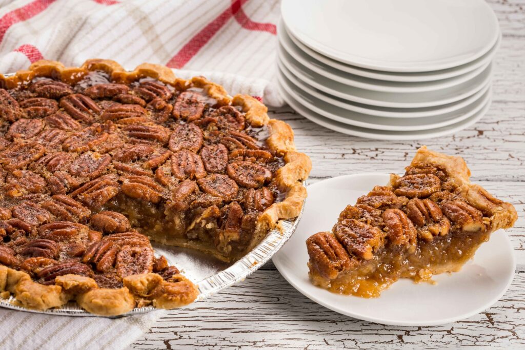 close up picture of Pecan Pie