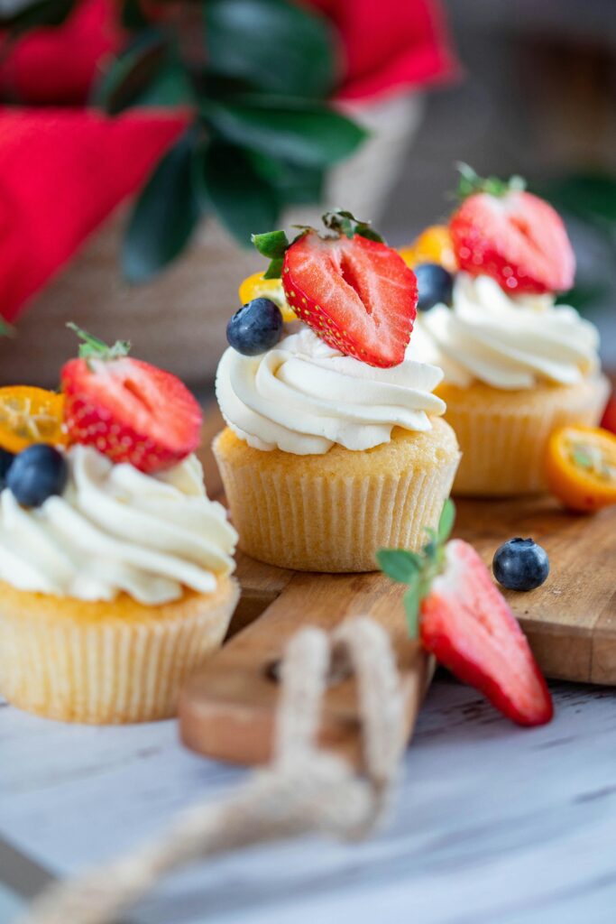 Keto strawberry muffins