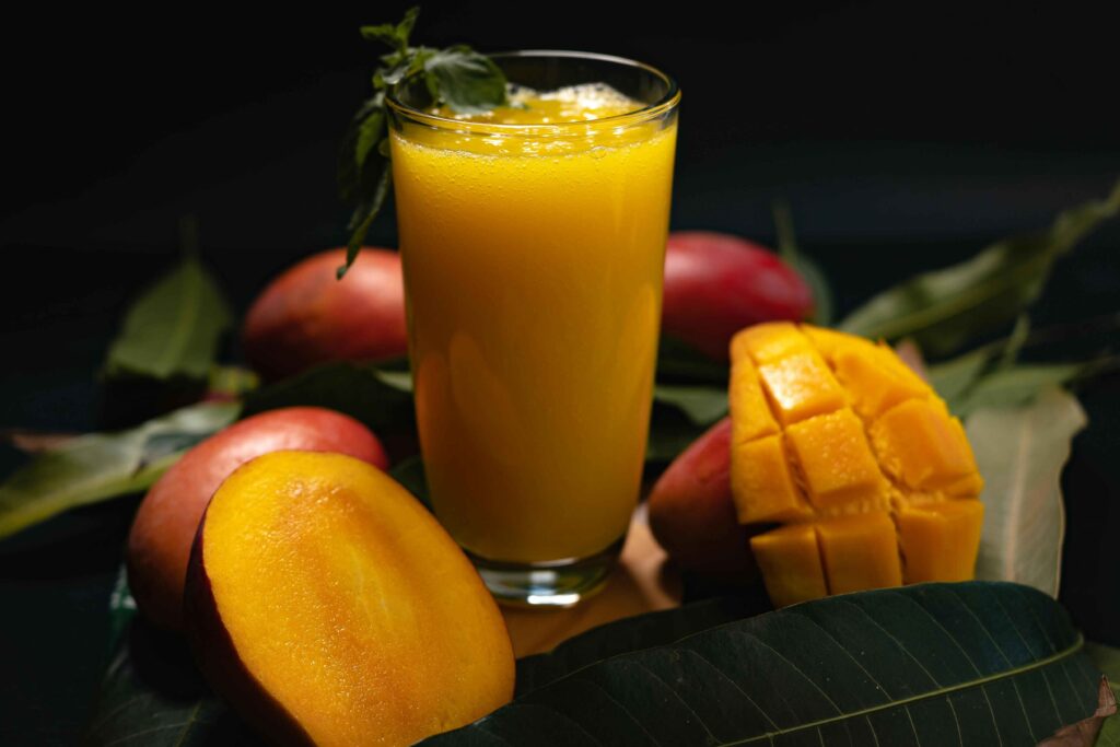 Mango Smoothie in a glass