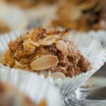Banana Nut Muffin kept on a table