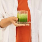 Avocado Shake Served in a glass.