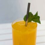 Mango Mojito serves in a glass