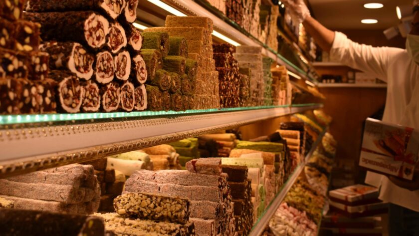 Parwal Mithai kept on shelf