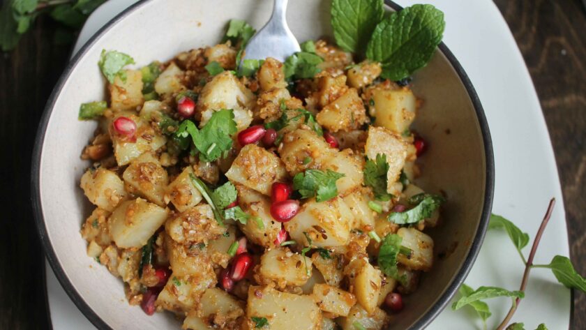 French Potato Salad in a bowl