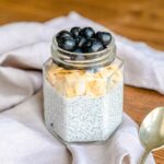 Chia Pudding served in a jar