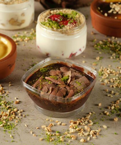 Sticky Date Pudding served in a Bowl