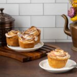 Apple Muffin served on a plate