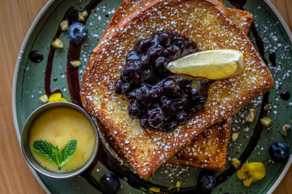 French Toast Served on a plate