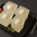 Litchi Jelly served in four glass