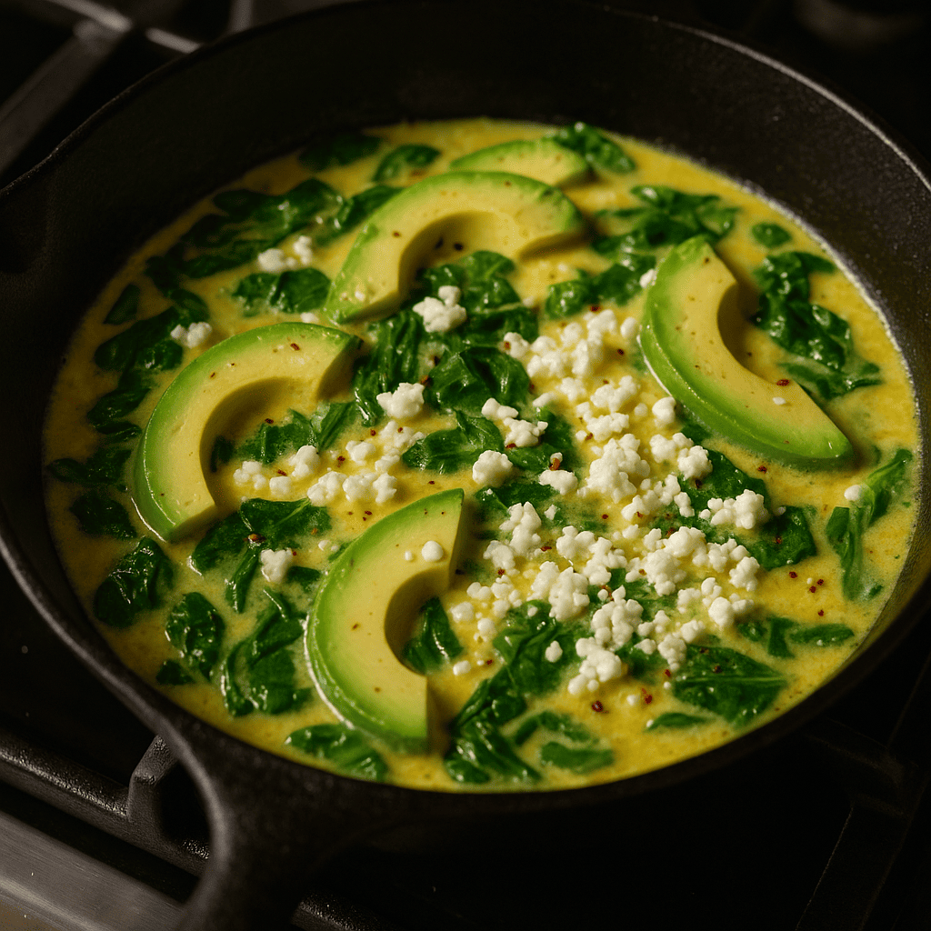 Avocado Frittata with Cotija

