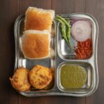 Vada Pav Chutney served on a plate