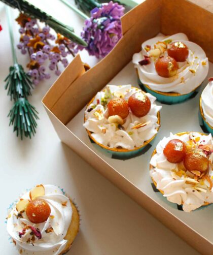 Gulab Jamun with Ice Cream