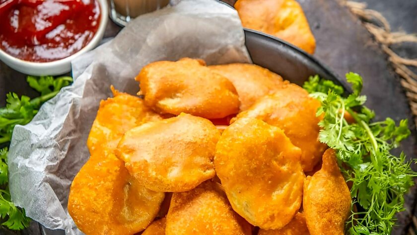 Bihari Tarua served with a cup of chai