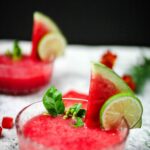 Watermelon Soup served in a bowl