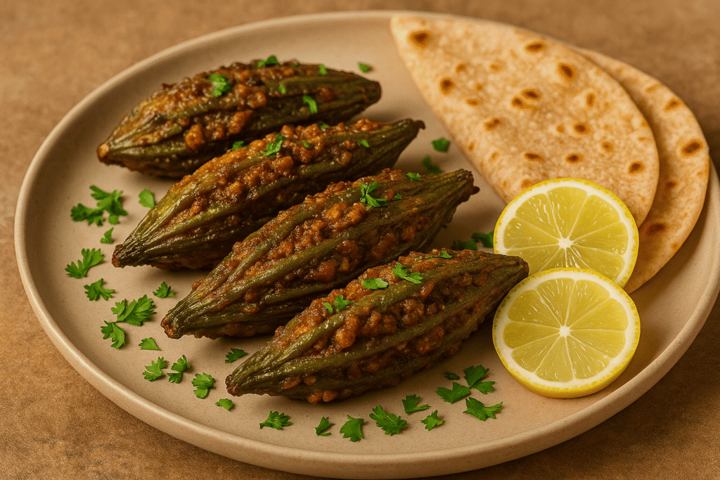 Masala Stuffed Karela