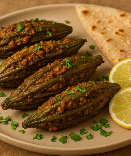 Masala Stuffed Karela
