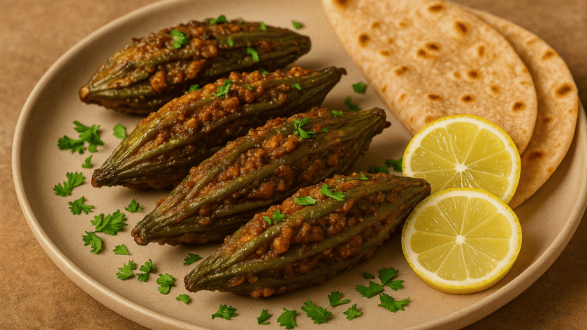 Masala Stuffed Karela