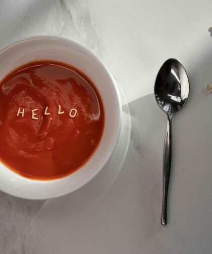 Bihari Tamatar Chutney served in a bowl