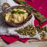 Suji ka Halwa served in a Bowl